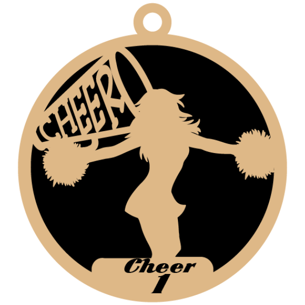 Personalized Cheer Ornaments – Barnegat Jr. Bengals