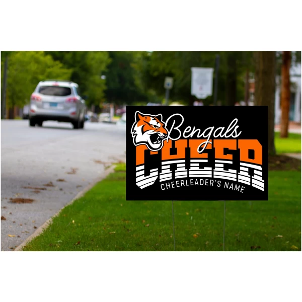 Barnegat Bengals Cheer Personalized Yard Sign 2025