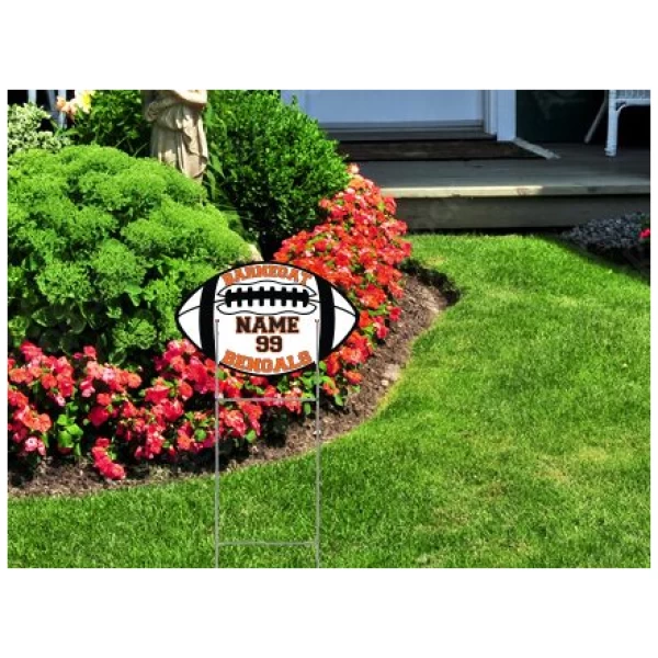 Barnegat Bengals Football Personalized Yard Sign 2024